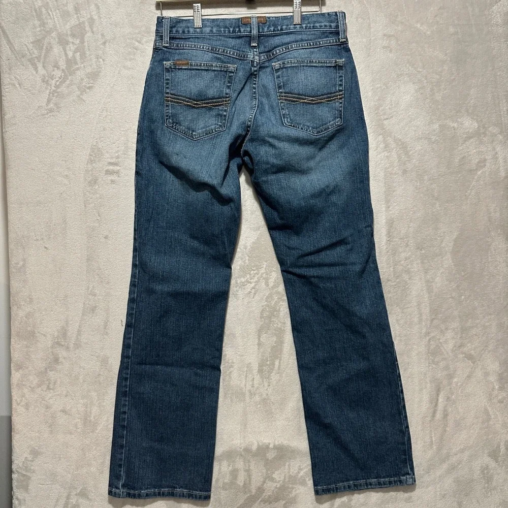Ariat M4 Relaxed Boot Cut Jeans Mens 30 Blue Legacy Denim Low Rise 10056917
